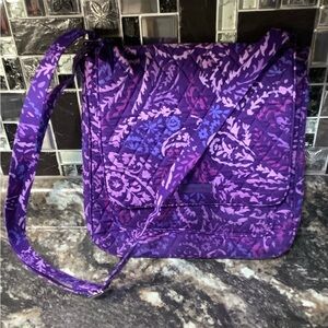 NWOT Vera Bradley crossbody Purple & lilac Patterned Women's Bag